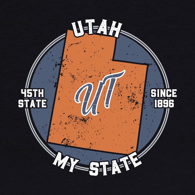 Utah My State Patriot State Tourist Gift by atomguy